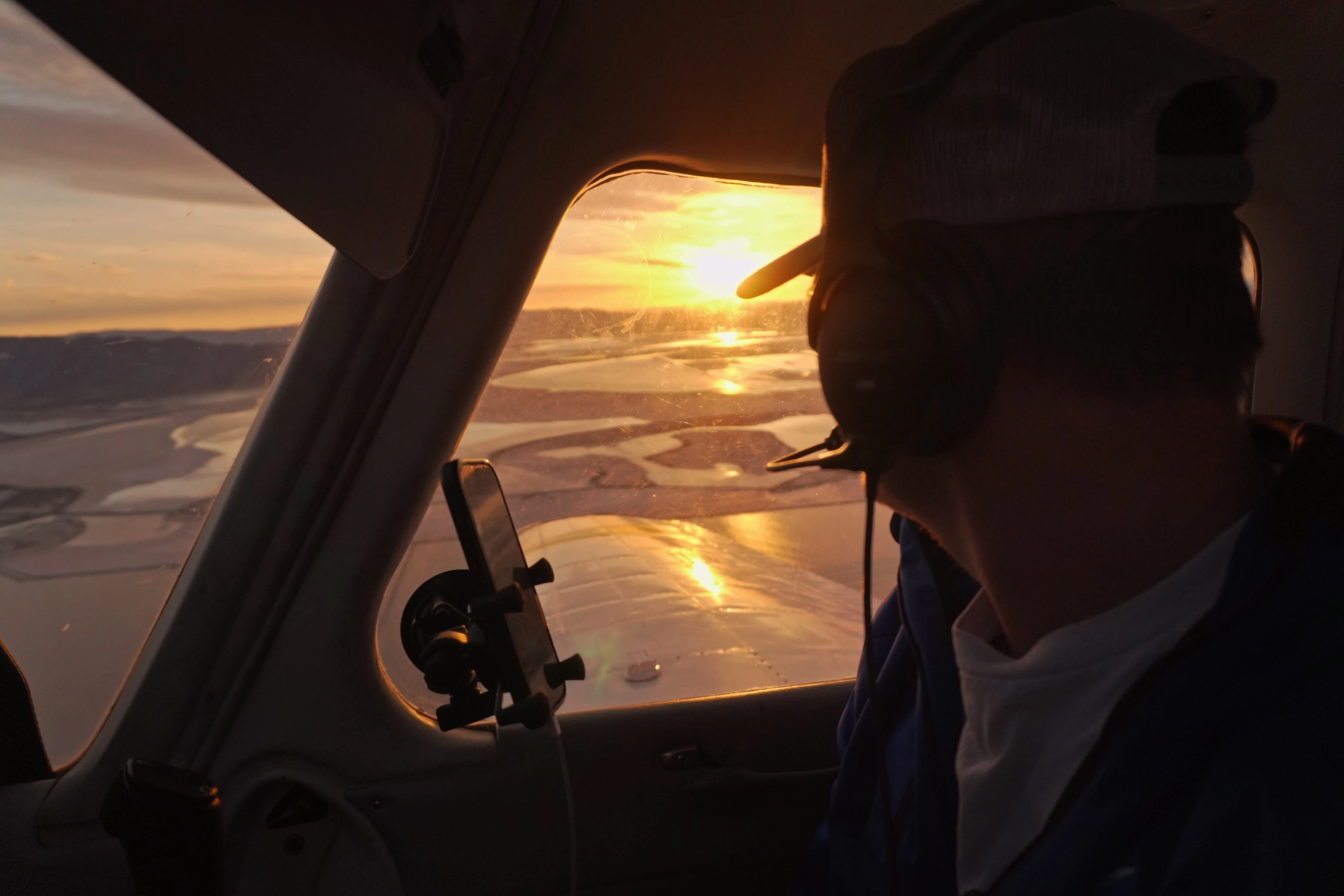 Student pilot training at Blitz Aviation on the path to an airline career