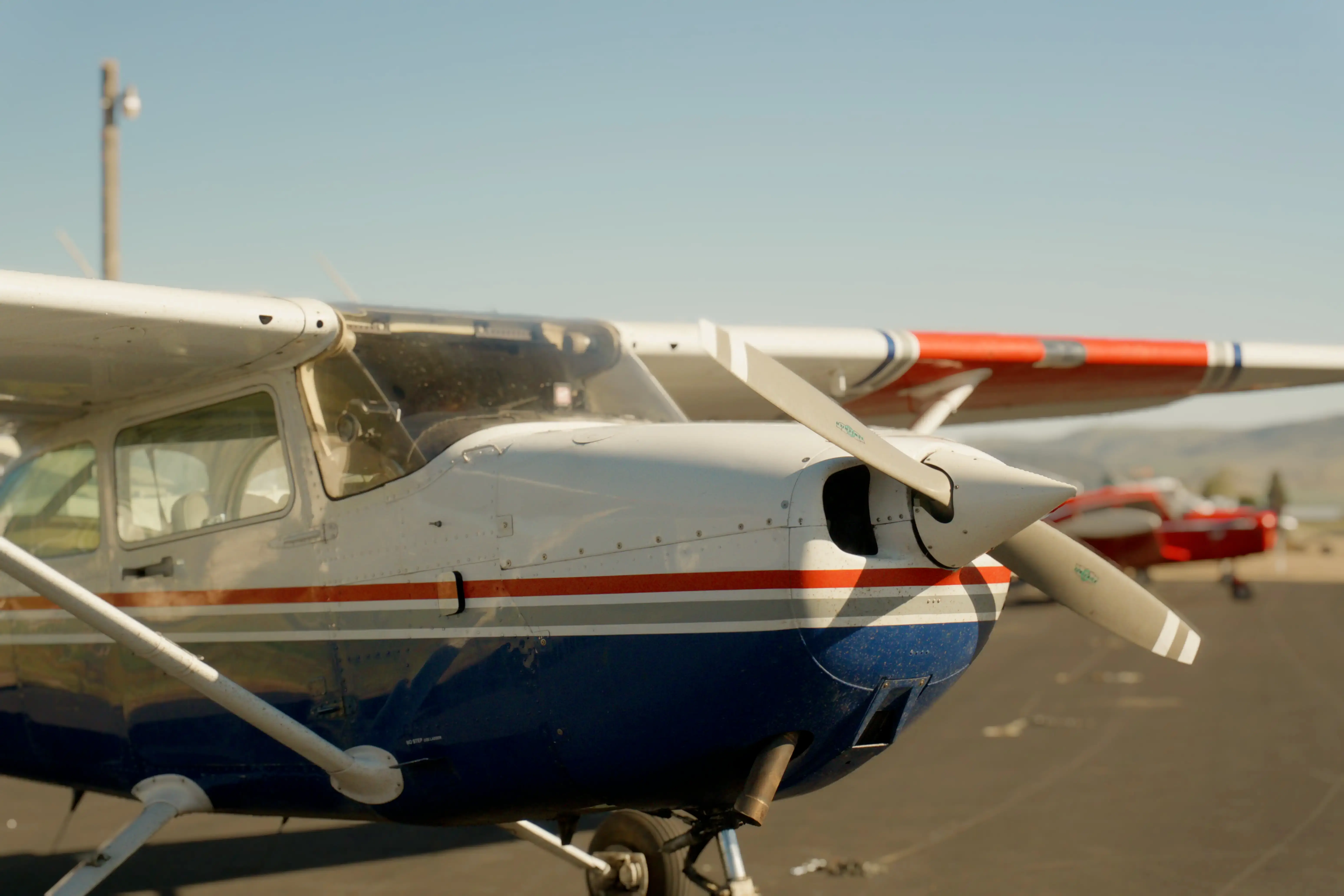 Cessna 172p at Ogden Airport, Utah